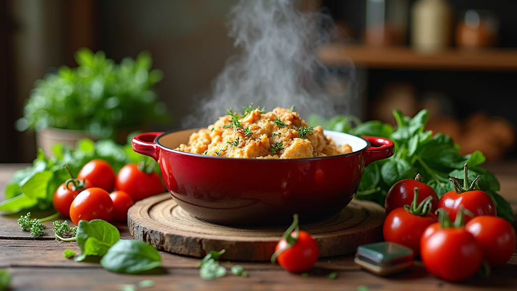Chicken casserole dish